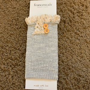 Francesca’s Boot Cuff NWT Grey
